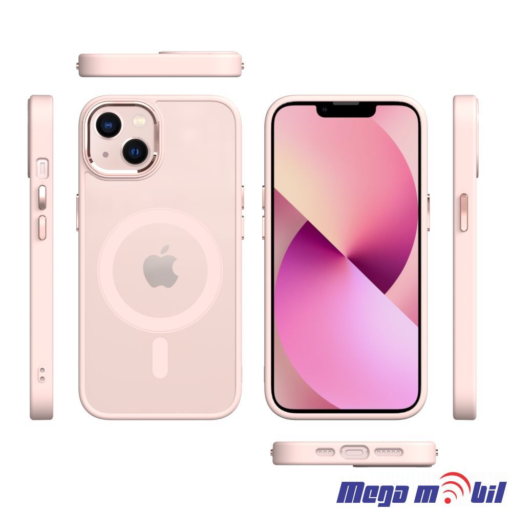 Futrola iPhone 13 Pro Max Magsafe Acrylic rose.